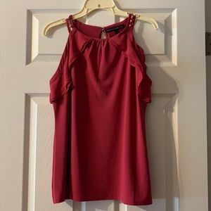 White House Black Market pink top size small